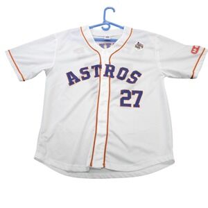 Houston Astros Jersey Mens XL White MLB Baseball Houston Astros Altuve 27